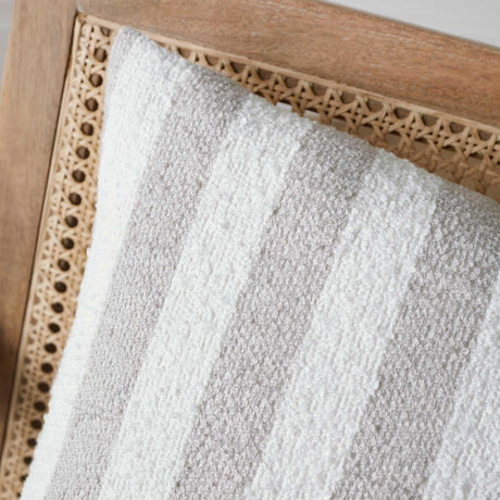 Catherine Lansfield Boucle Stripe Filled Cushion 45cm x 45cm 12