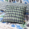 Alentejo Piped Velvet Cushion Cover 17" x 17" (43cm x 43cm) by furn.