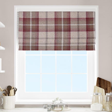 Hestia Mulberry Made To Measure Roman Blind by Style Furnishings