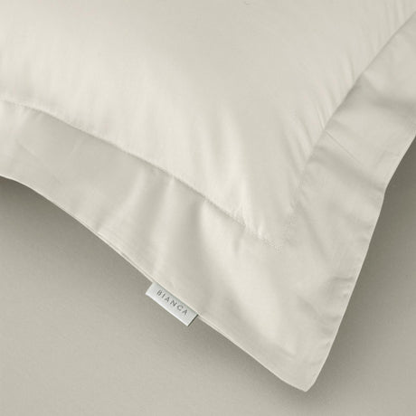 400 Thread Count Cotton Sateen Oxford and Standard Pillowcases by Bianca