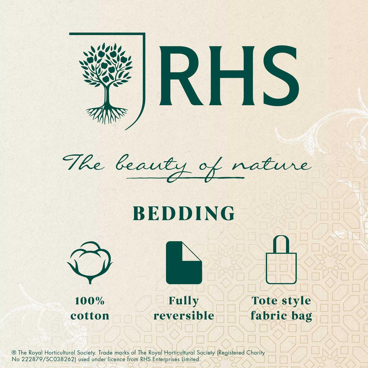 RHS Pia Floral Cotton Duvet Cover Set 7