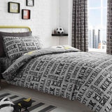 Football Printed Duvet Cover Set by Bedlam