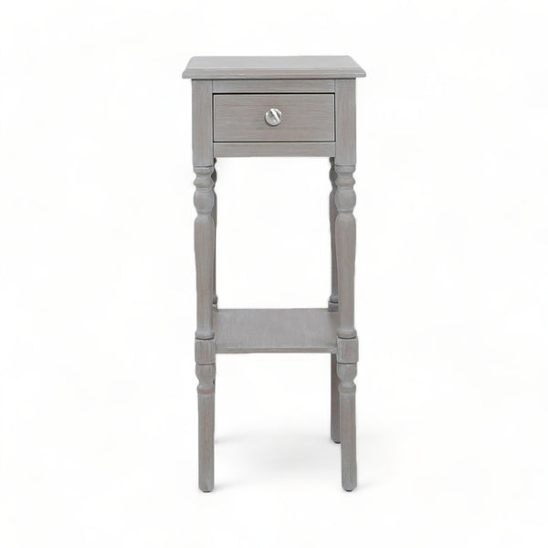 Braemar Taupe Wood End Table