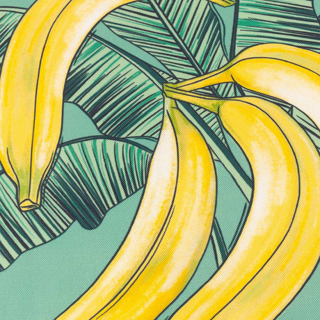 Anemone Bananas Outdoor Cushion Cover / Filled Cushion 18" x 18" (45cm x 45cm) by furn.