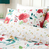 Dreams & Drapes Design Abstract Poppy Floral Polycotton Duvet Cover Set 3