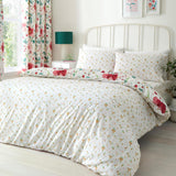 Dreams & Drapes Design Abstract Poppy Floral Polycotton Duvet Cover Set 2