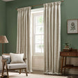 Acorn Tonal Tape Top Pencil Pleat Curtains - Willow