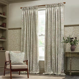 Acorn Tape Top Pencil Pleat Curtains - Stone / Sage