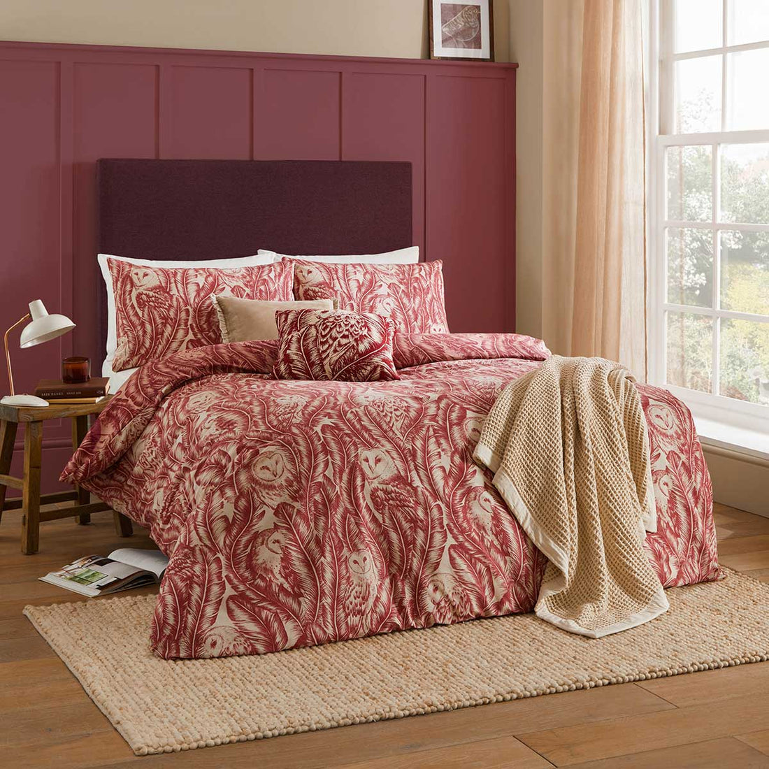 Albus Redwood Duvet Cover Bedding Set