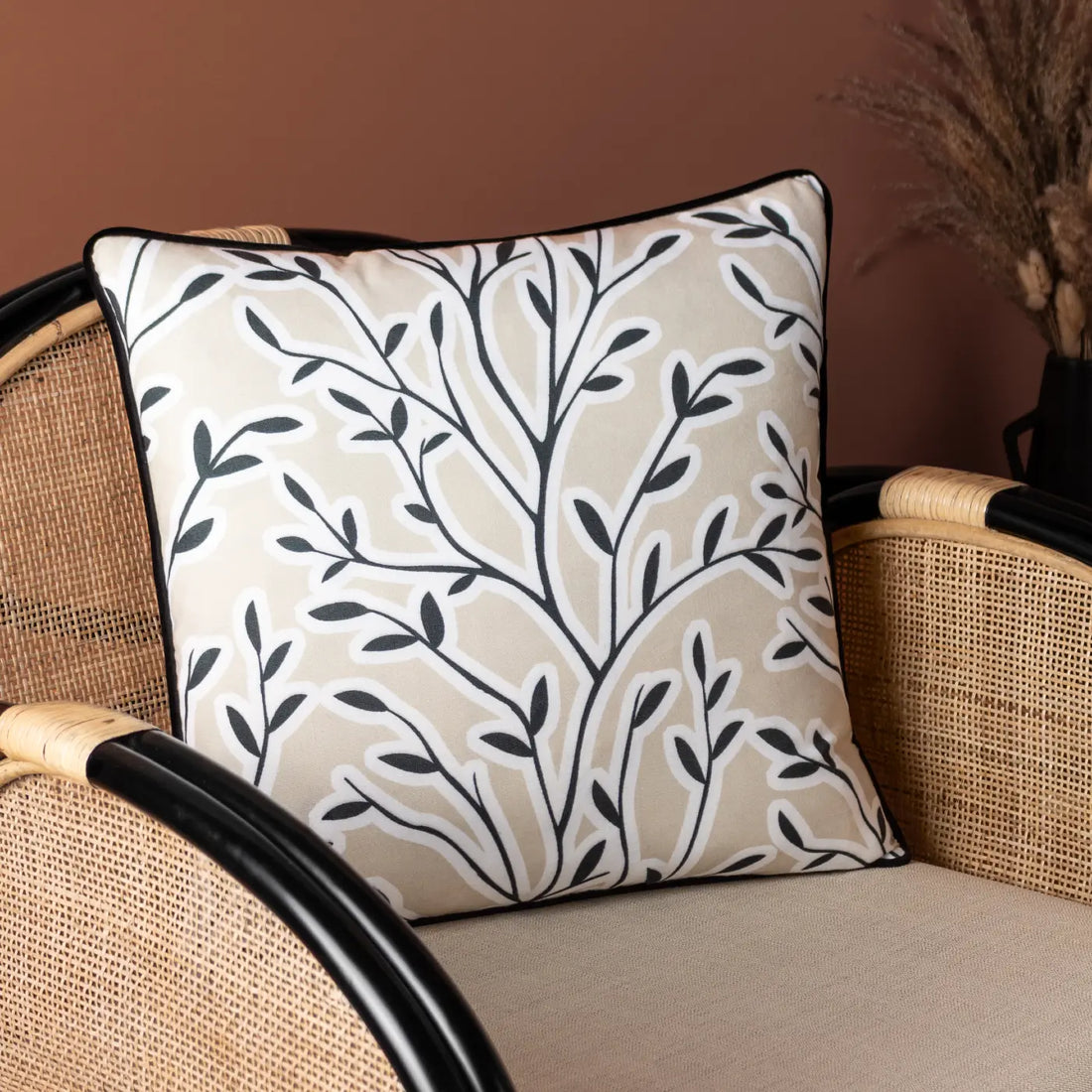 Annika Oatmeal Cushion Cover 50cm x 50cm