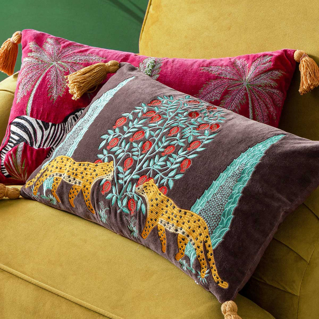 Aritra Velvet Cushion Cover or Filled Cushion 30cm x 50cm