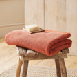 Abode Eco 600gsm Recycled Cotton Towel - Terracotta - Abode Eco Towels In Terracotta 2