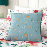 Design Abstract Poppy Red Floral Print Filled Cushion - Abstract Poppy Cushion In Red 43 X 43Cm 2