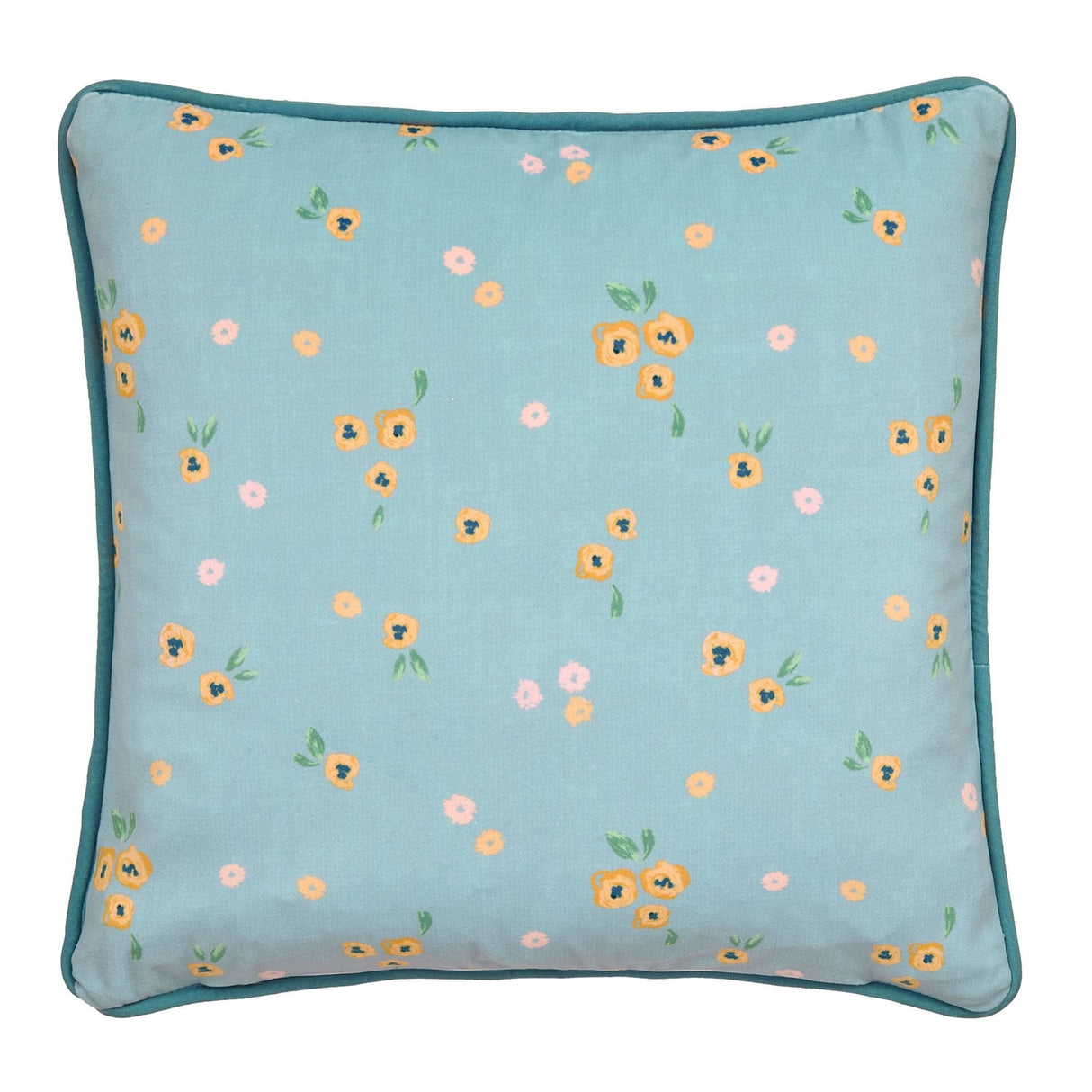 Design Abstract Poppy Red Floral Print Filled Cushion - Abstract Poppy Cushion In Red 43 X 43Cm 4