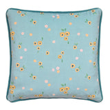 Design Abstract Poppy Red Floral Print Filled Cushion - Abstract Poppy Cushion In Red 43 X 43Cm 4