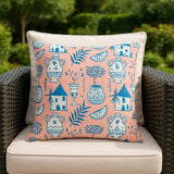 Aegina Outdoor Cushion Cover / Filled Cushion 18" x 18" (45cm x 45cm) by furn.