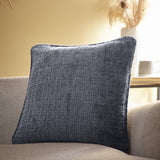 Alba Chenille Cushion Cover 43cm x 43cm (17") - Charcoal