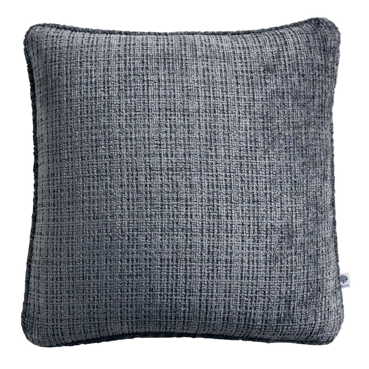 Alba Chenille Cushion Cover 43cm x 43cm (17") - Charcoal - Alba Cushion In Charcoal 43 X 43Cm 2