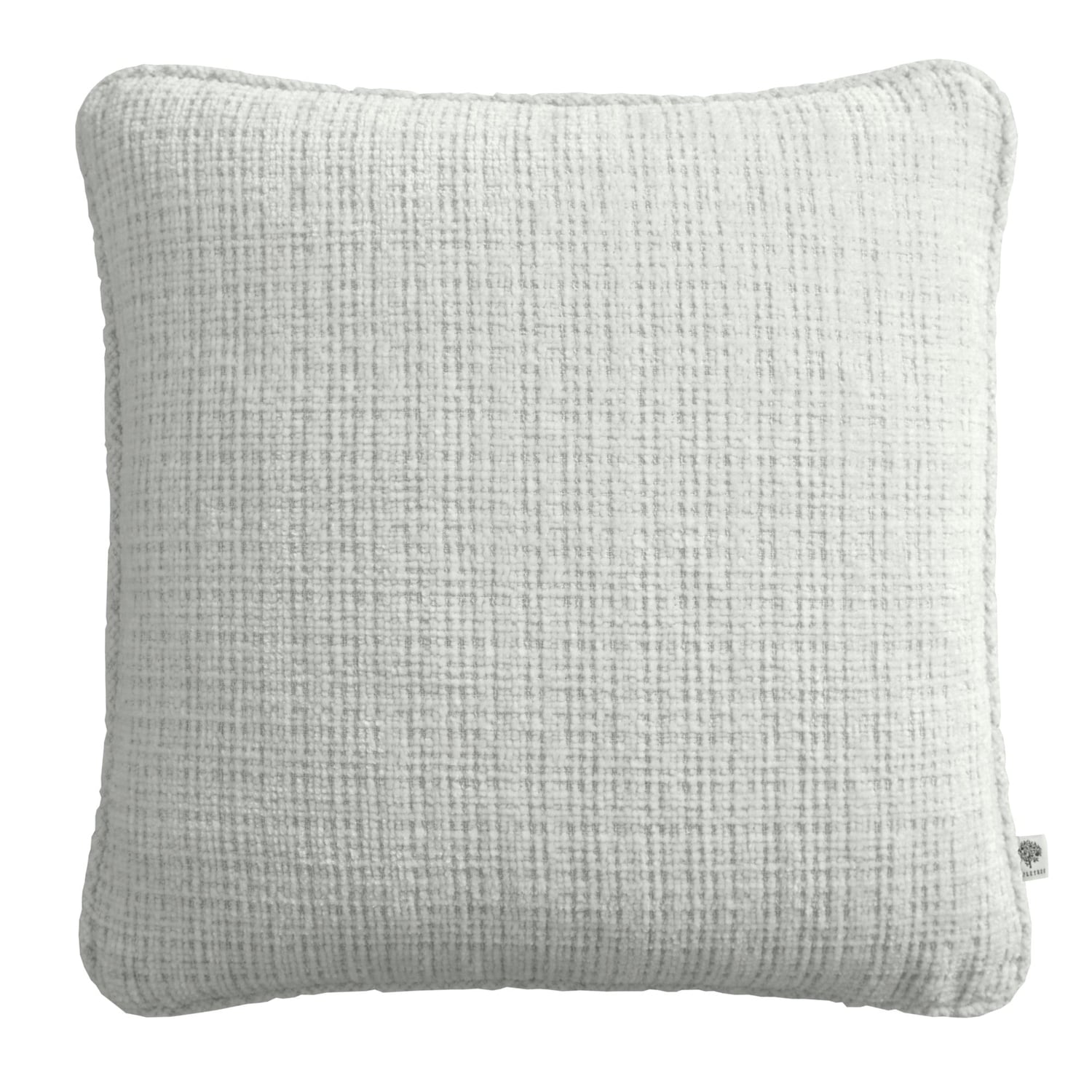 Alba Chenille Cushion Cover 43cm x 43cm (17") - Ivory - Alba Cushion In Ivory 43 X 43Cm 2