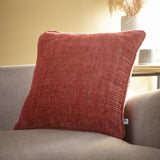 Alba Chenille Cushion Cover 43cm x 43cm (17") - Terracotta