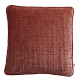 Alba Chenille Cushion Cover 43cm x 43cm (17") - Terracotta - Alba Cushion In Terracotta 43 X 43Cm 2