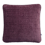 Alba Chenille Cushion Cover 43cm x 43cm (17") - Wine - Alba Cushion In Wine 43 X 43Cm 2