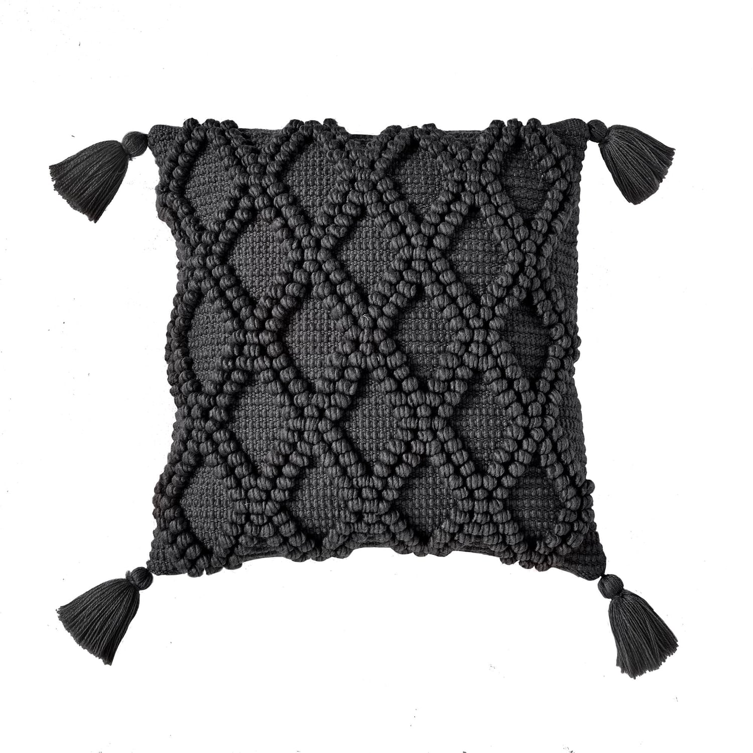 Alda Outdoor Cushion Cover 43x43cm 17x17" - Black - Alda Outdoor Cushion In Black 43 X 43Cm 2