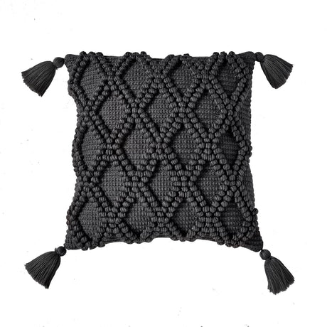 Alda Outdoor Cushion Cover 43x43cm 17x17" - Black - Alda Outdoor Cushion In Black 43 X 43Cm 2