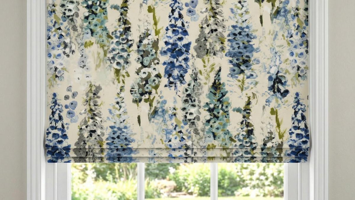 Alderley Made to Measure Roman Blind Blue