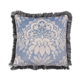 Alexia Velvet Filled Cushion - Alexia Cushion In Blue 43 X 43Cm 2
