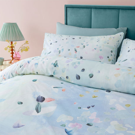 Alfresco Cotton Duvet Cover Set - Alfresco Duvet Cover Set In Duck Egg 2