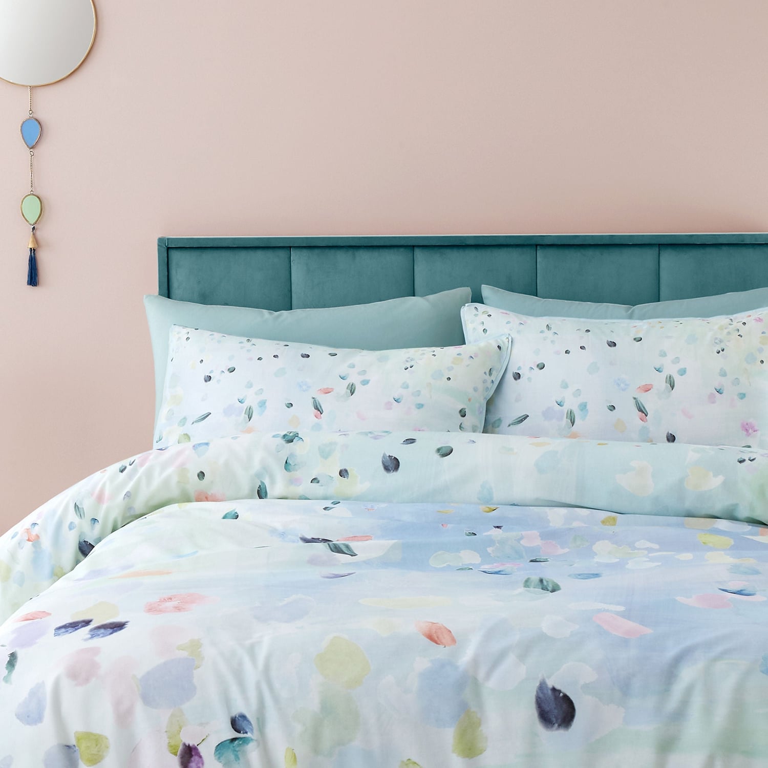 Alfresco Cotton Duvet Cover Set - Alfresco Duvet Cover Set In Duck Egg 3