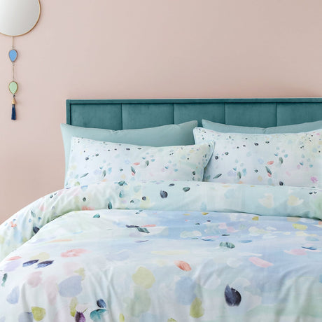 Alfresco Cotton Duvet Cover Set - Alfresco Duvet Cover Set In Duck Egg 3