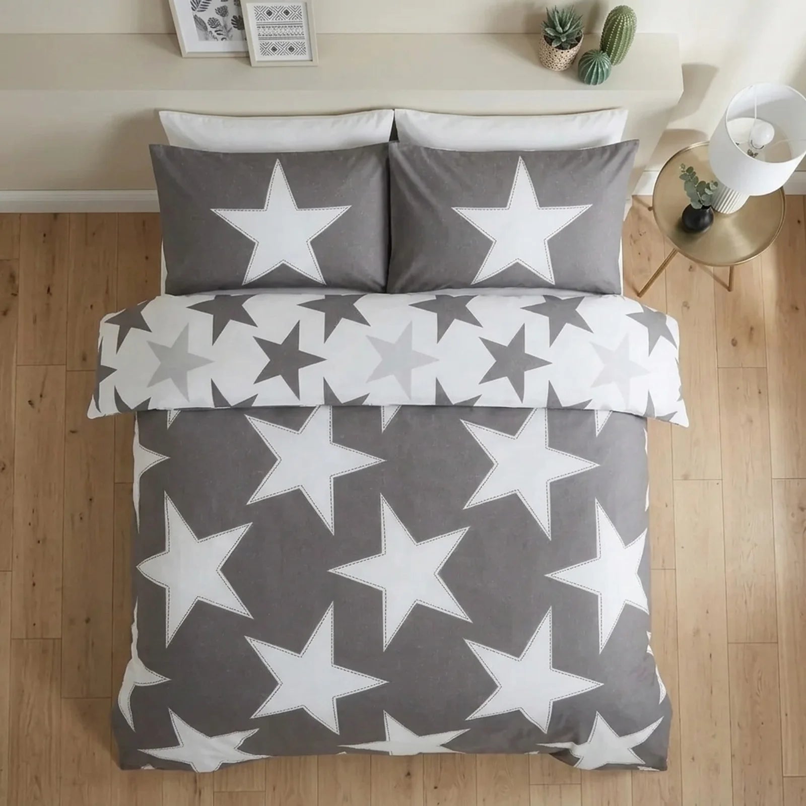 All Stars Grey Duvet Cover Bedding Set-2