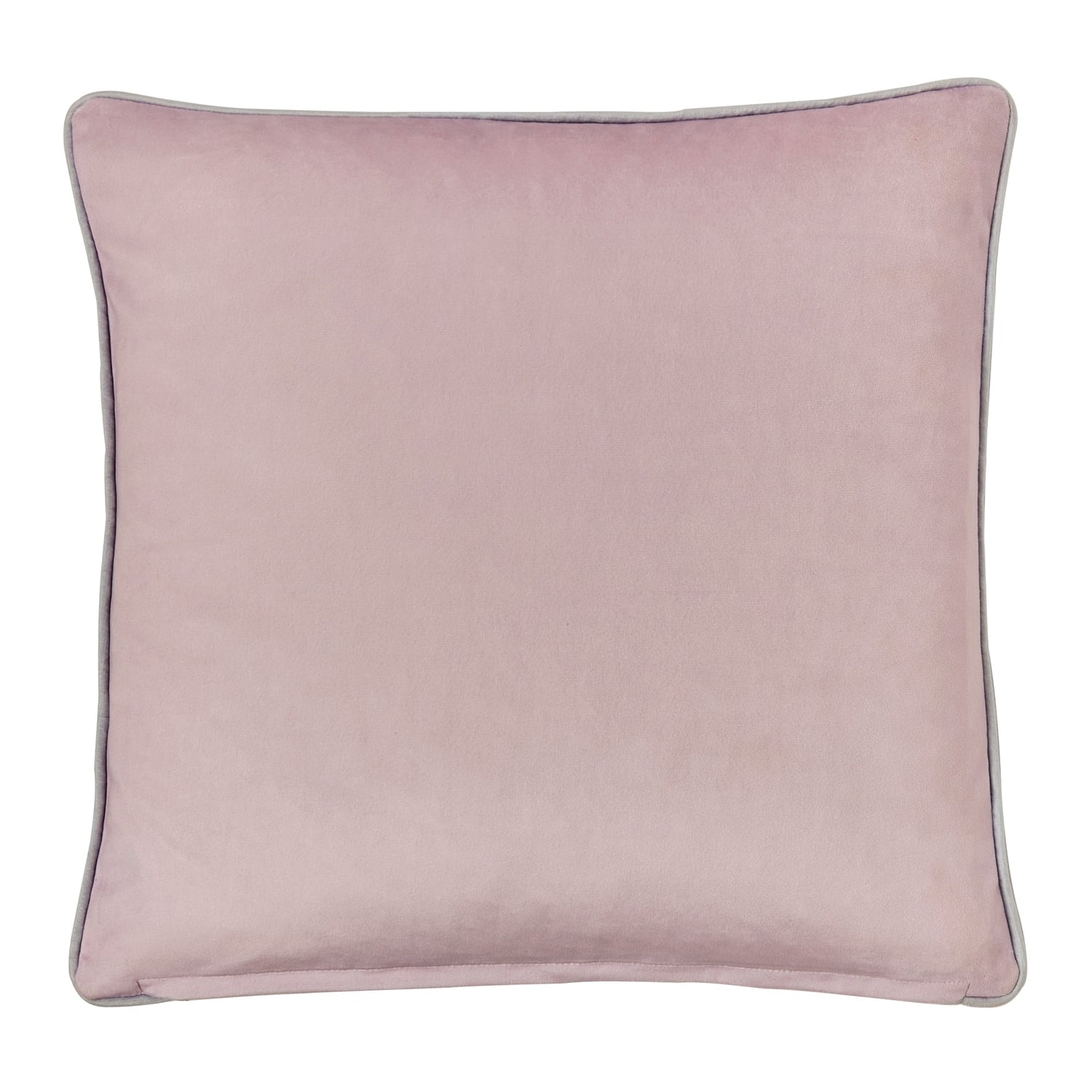 Alma Floral Velvet Cushion Cover 43cm x 43cm - Lilac - Alma Cushion In Lilac 43 X 43Cm 2