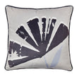 Alma Floral Velvet Cushion Cover 43cm x 43cm - Natural