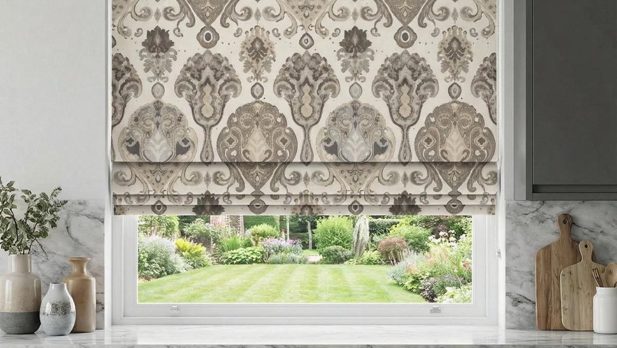 Alvi Made to Measure Roman Blind Grey