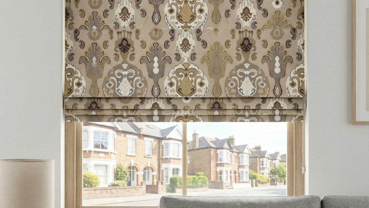 Alvi Made to Measure Roman Blind Natural