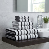 Amalfi 500gsm Black 100% Cotton Towels-1