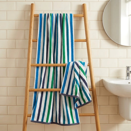 Amalfi 500gsm Blue 100% Cotton Towels-3