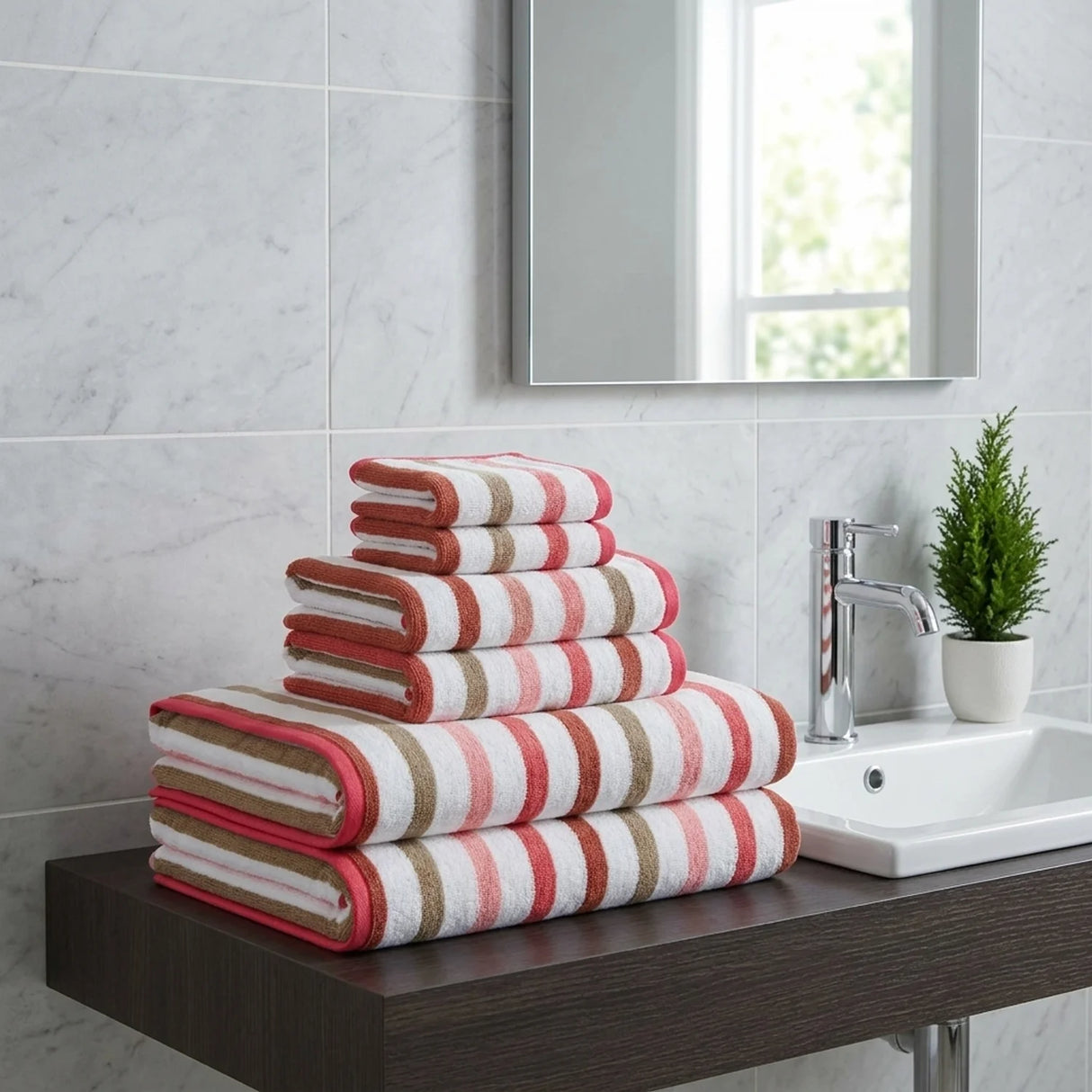 Amalfi 500gsm Pink 100% Cotton Towels-2