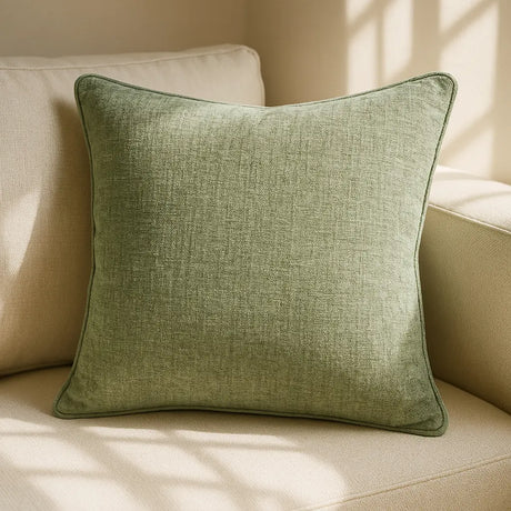 Amberley Chenille Cushion Cover 18" x 18" - Sage