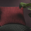 Laurence Llewelyn-Bowen Amory Velvet Cushion Cover 43cm x 43cm - Claret