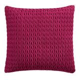 Laurence Llewelyn-Bowen Amory Velvet Cushion Cover 43cm x 43cm - Fuchsia - Amory Cushion In Fuchsia 43 X 43Cm 2