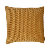 Laurence Llewelyn-Bowen Amory Velvet Cushion Cover 43cm x 43cm - Gold - Amory Cushion In Gold 43 X 43Cm 2