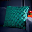 Laurence Llewelyn-Bowen Amory Velvet Cushion Cover 43cm x 43cm - Jade