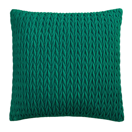 Laurence Llewelyn-Bowen Amory Velvet Cushion Cover 43cm x 43cm - Jade - Amory Cushion In Jade 43 X 43Cm 2