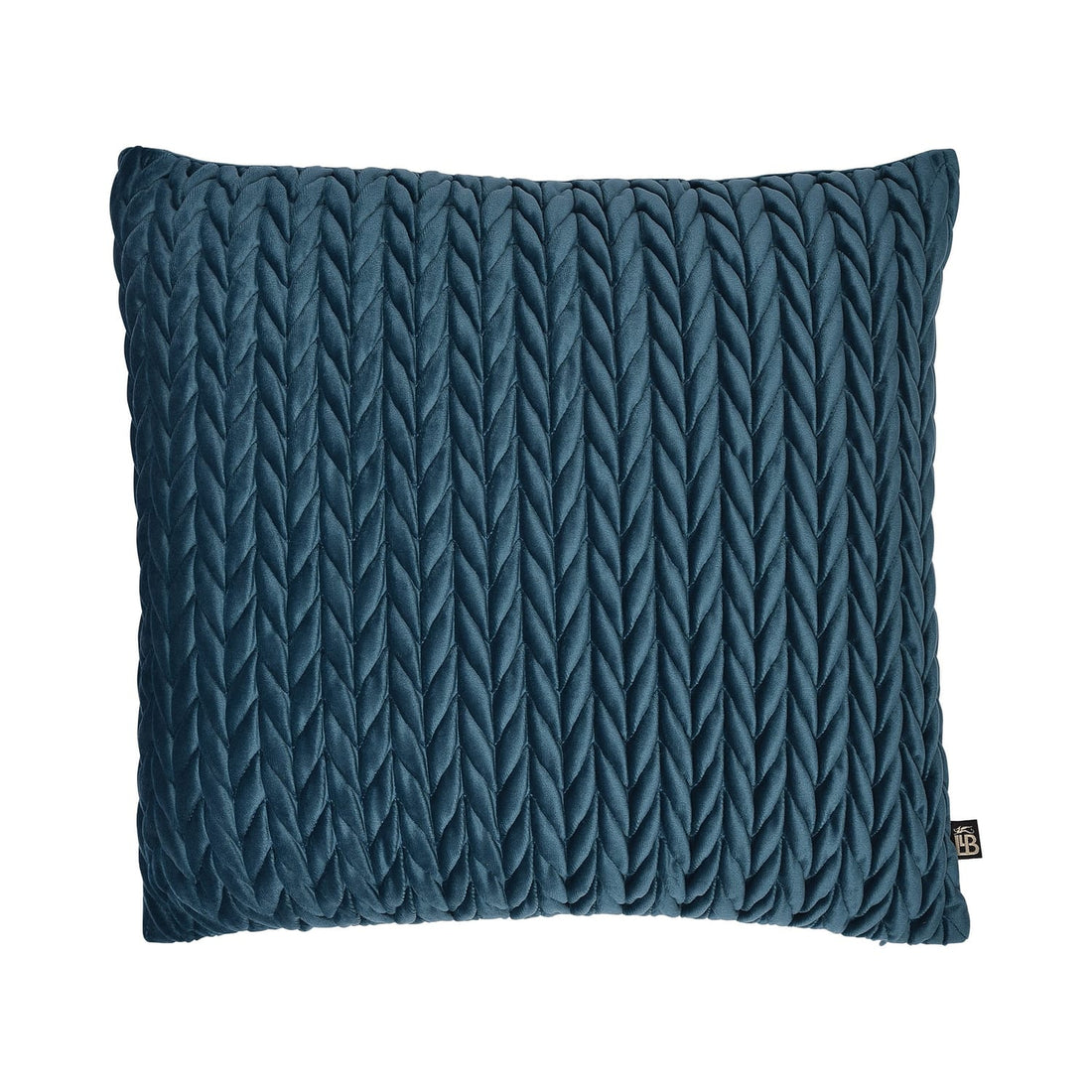 Laurence Llewelyn-Bowen Amory Velvet Teal Cushion Cover 43cm x 43cm