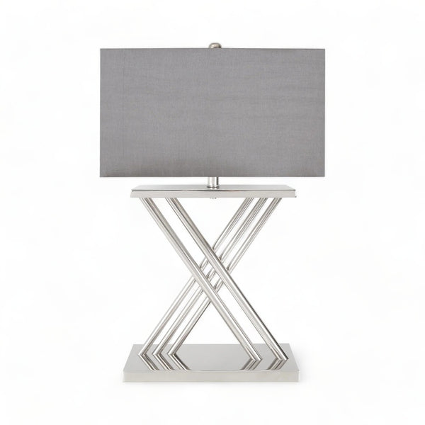 Amos Deco Grey Table Lamp 70cm