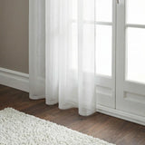 Andorra Textured Voile Eyelet Curtain Panel 9